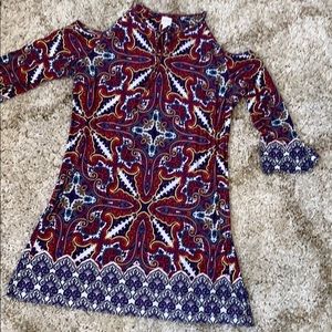 Chico’s cold shoulder dress